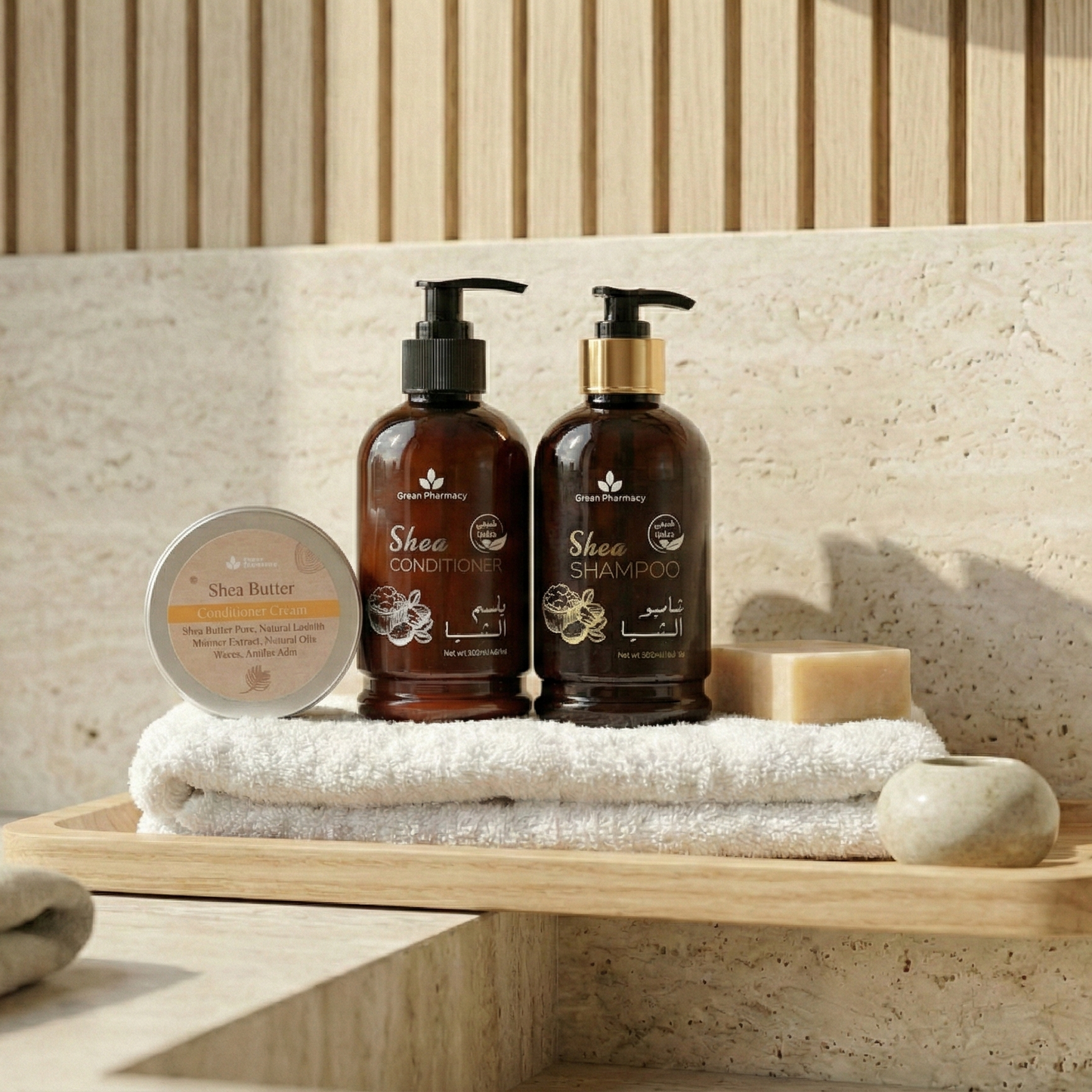 باكدج الشيا(شامبو بلسم وكريم الشيا)